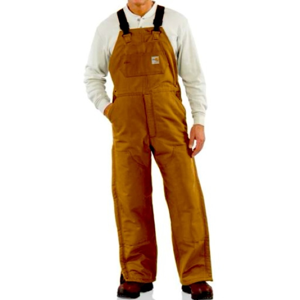 Carhartt FRR36 - Flame-Resistant Duck Bib Overall- Quilt Lined